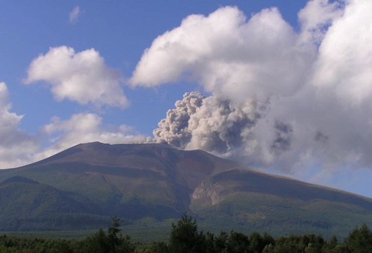 平成16年9月14日の小規模噴火
